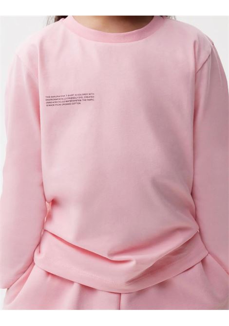 Pink PPRMINT Organic Cotton L/S T-Shirt Core PANGAIA KIDS | 100002825003